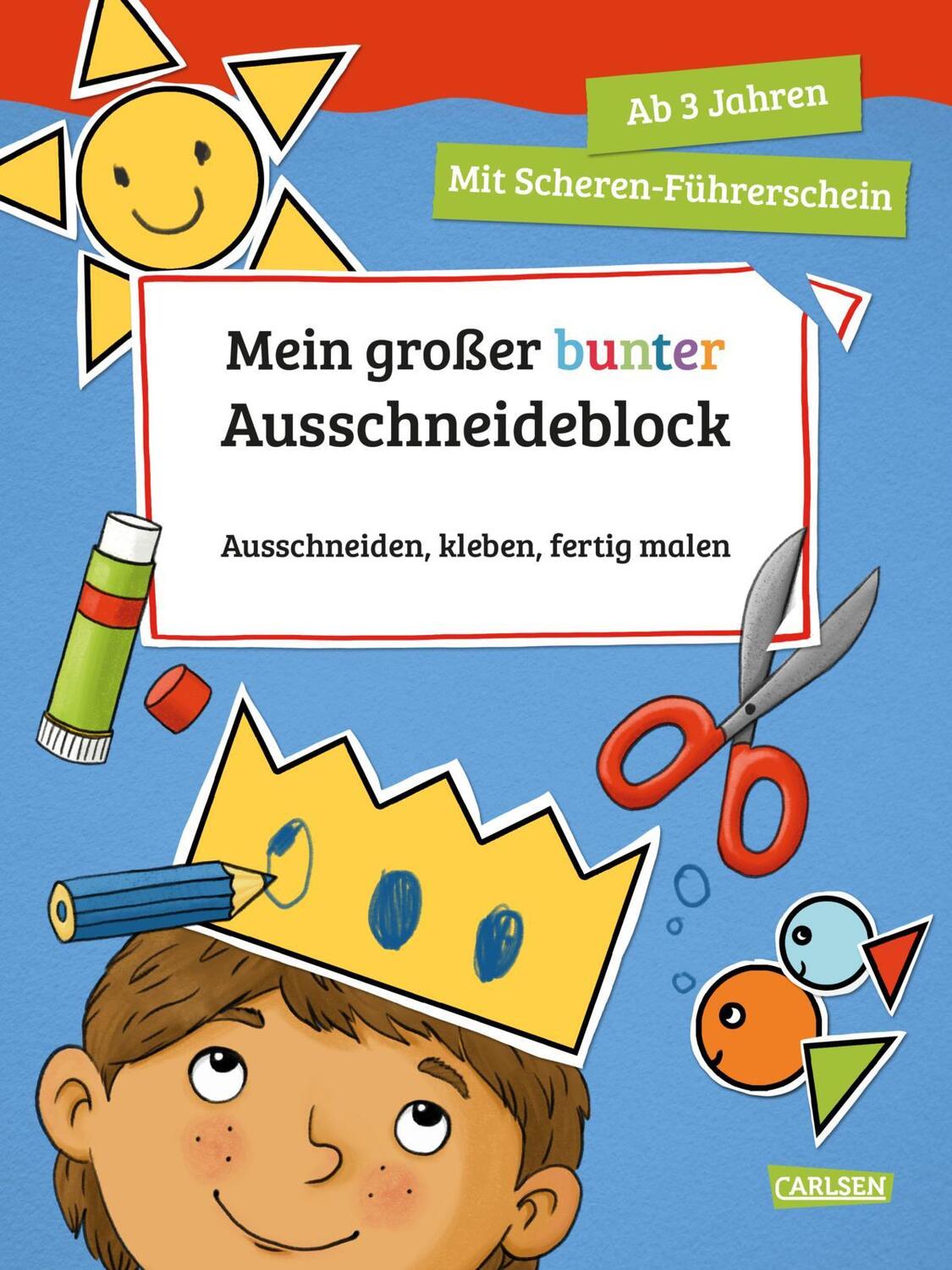 Cover: 9783551189714 | Mein großer bunter Ausschneideblock | Meike Teichmann | Taschenbuch