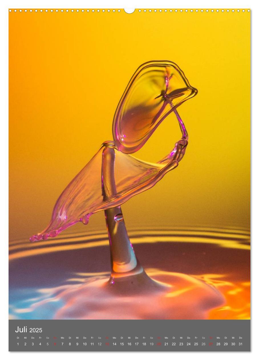 Bild: 9783457055939 | Liquid Art, Highspeed Tropfenfotografie (Wandkalender 2025 DIN A2...