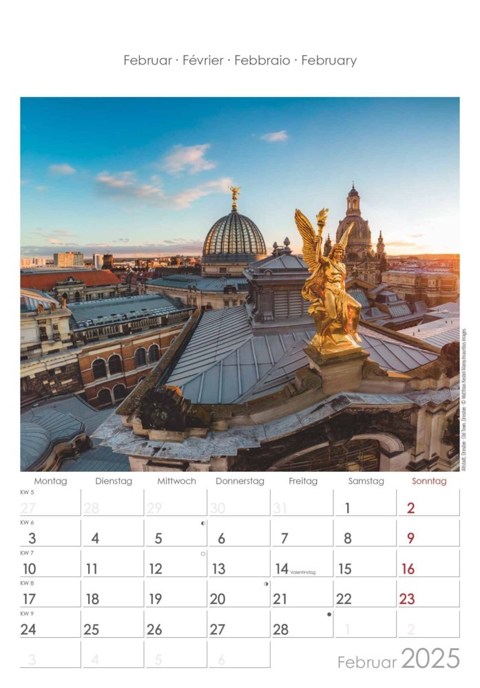 Bild: 4251732341206 | Alpha Edition - Sachsen 2025 Bildkalender, 23,7x34cm, Wandkalender...