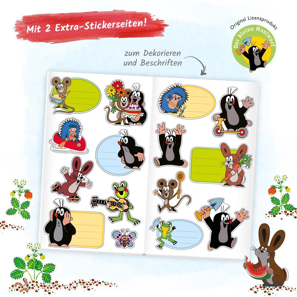 Bild: 9783988022929 | Trötsch Der kleine Maulwurf Ausmalbuch mit Stickern | KG | Taschenbuch