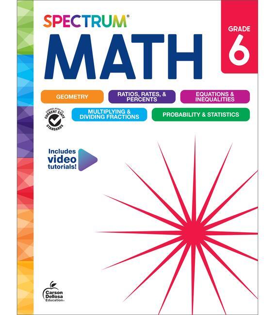 Cover: 9781483871493 | Spectrum Math Workbook, Grade 6 | Elise Craver | Taschenbuch | 2024