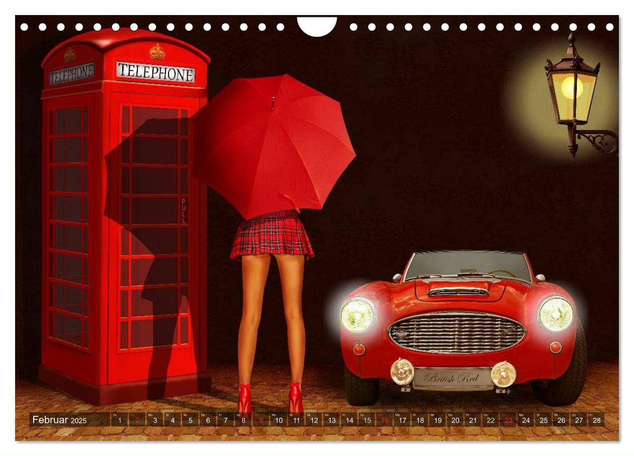 Bild: 9783435473793 | Oldtimer und Pin-Up Girls by Mausopardia (Wandkalender 2025 DIN A4...