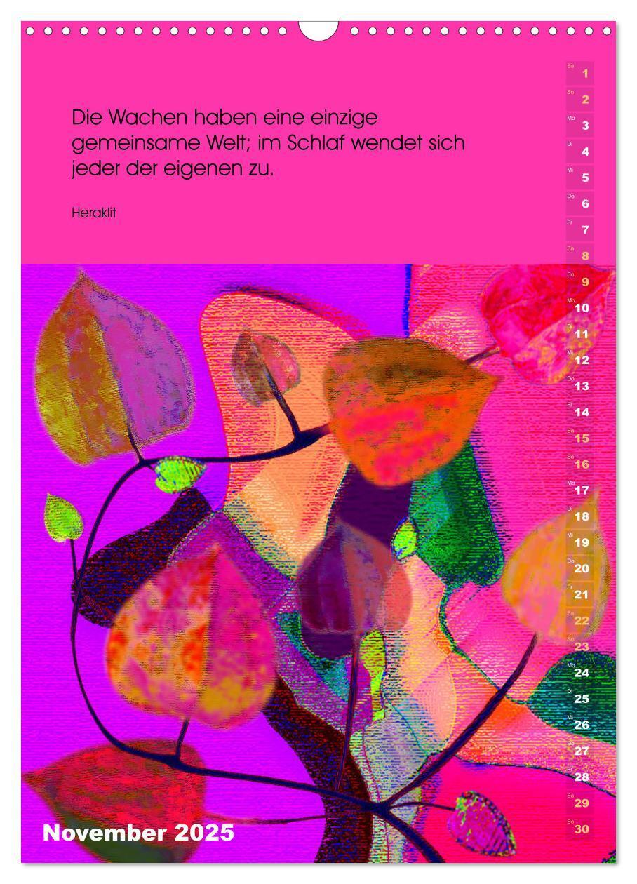 Bild: 9783435966028 | Philosophische Inspirationen Wandkalender 2025 (Wandkalender 2025...