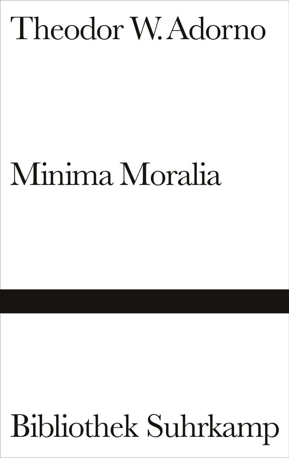 Cover: 9783518012369 | Minima Moralia | Reflexionen aus dem beschädigten Leben | Adorno