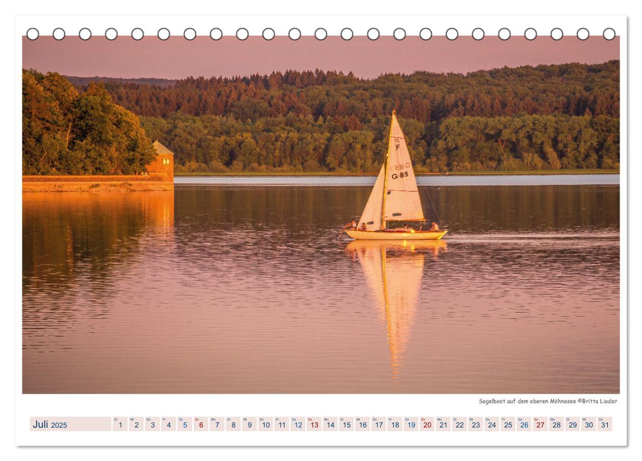 Bild: 9783435071661 | Möhnesee - das westfälische Meer (Tischkalender 2025 DIN A5 quer),...