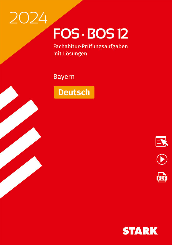 Cover: 9783849058555 | STARK Abiturprüfung FOS/BOS Bayern 2024 - Deutsch 12. Klasse, m. 1...