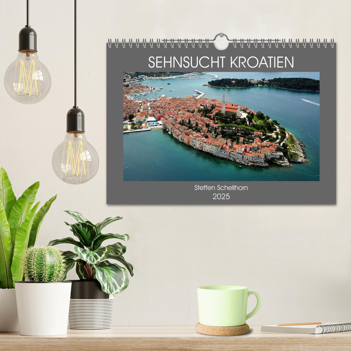 Bild: 9783435047574 | SEHNSUCHT KROATIEN (Wandkalender 2025 DIN A4 quer), CALVENDO...