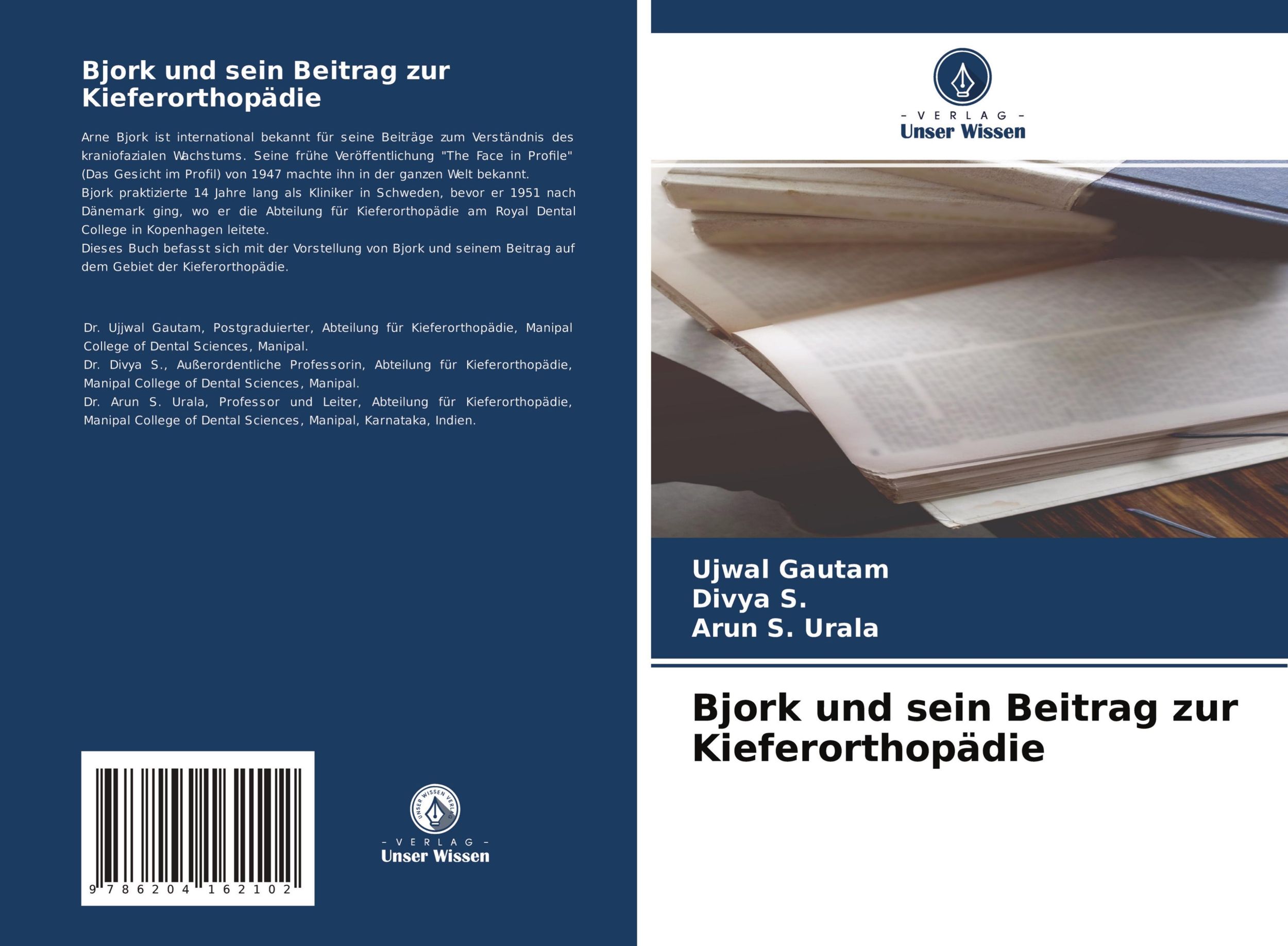 Cover: 9786204162102 | Bjork und sein Beitrag zur Kieferorthopädie | Ujwal Gautam (u. a.)