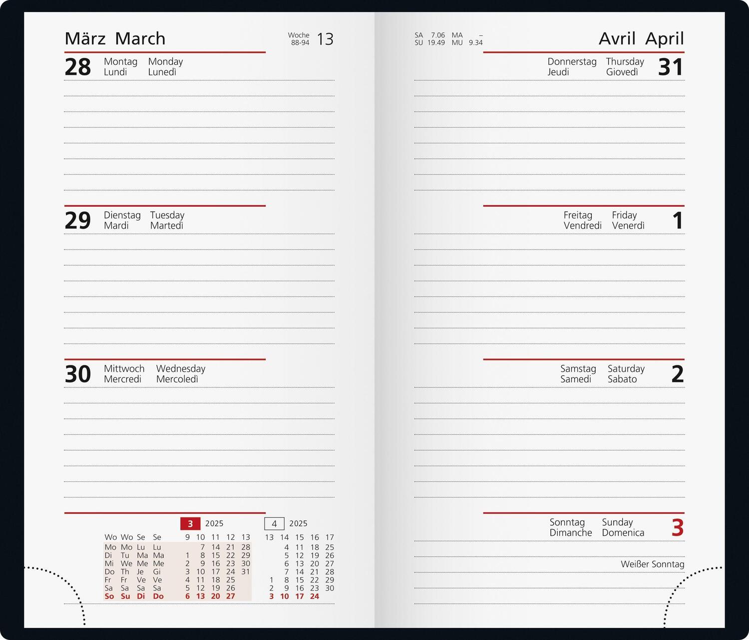 Bild: 4003273784260 | rido/idé 7016915045 Taschenkalender Modell Taschenplaner int....