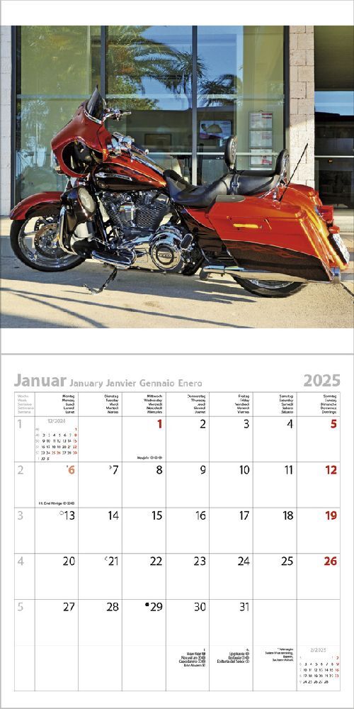 Bild: 9783731876342 | Dreambikes 2025 | Korsch Verlag | Kalender | Englisch Broschur | 13 S.