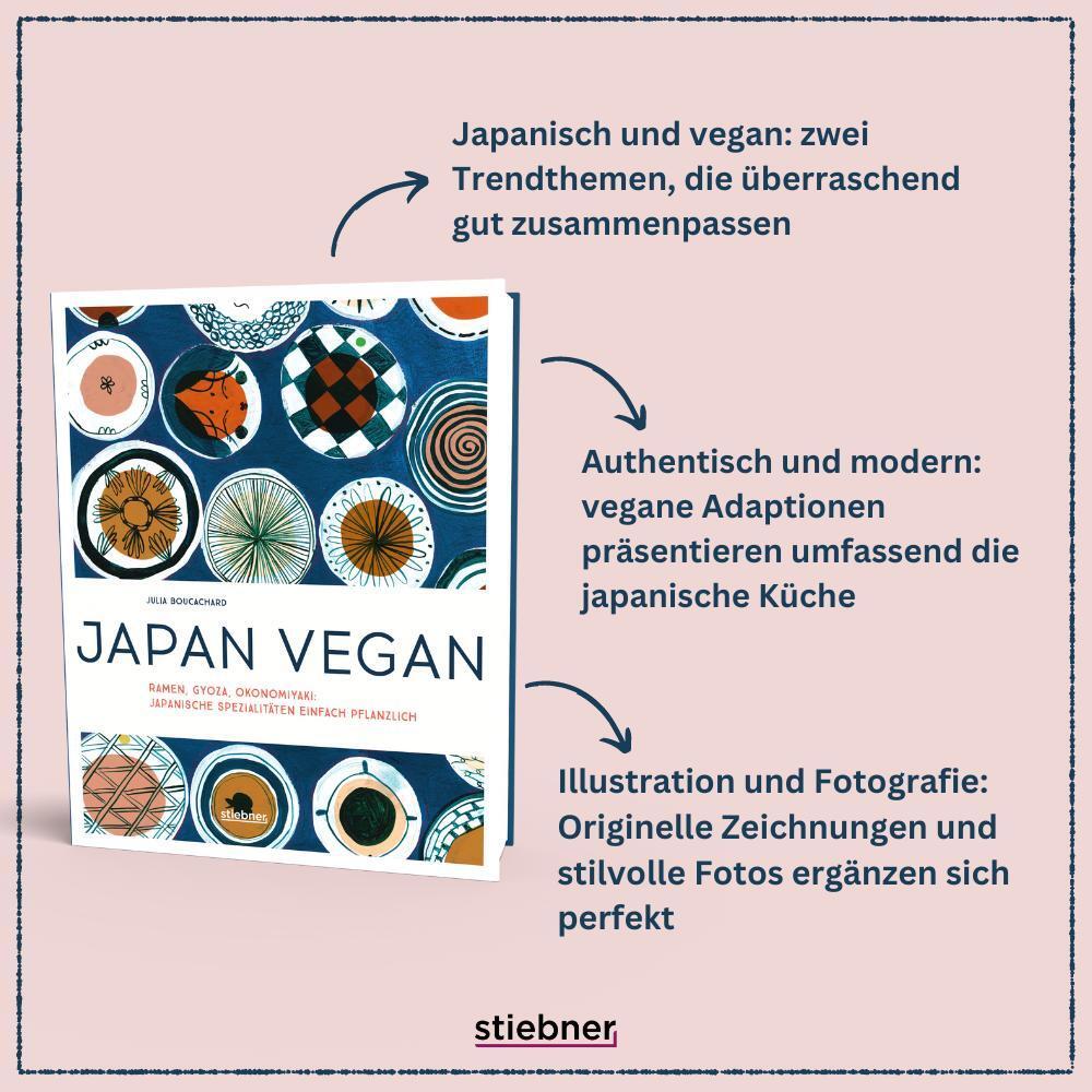 Bild: 9783830710783 | Japan vegan | Julia Boucachard | Buch | 160 S. | Deutsch | 2024