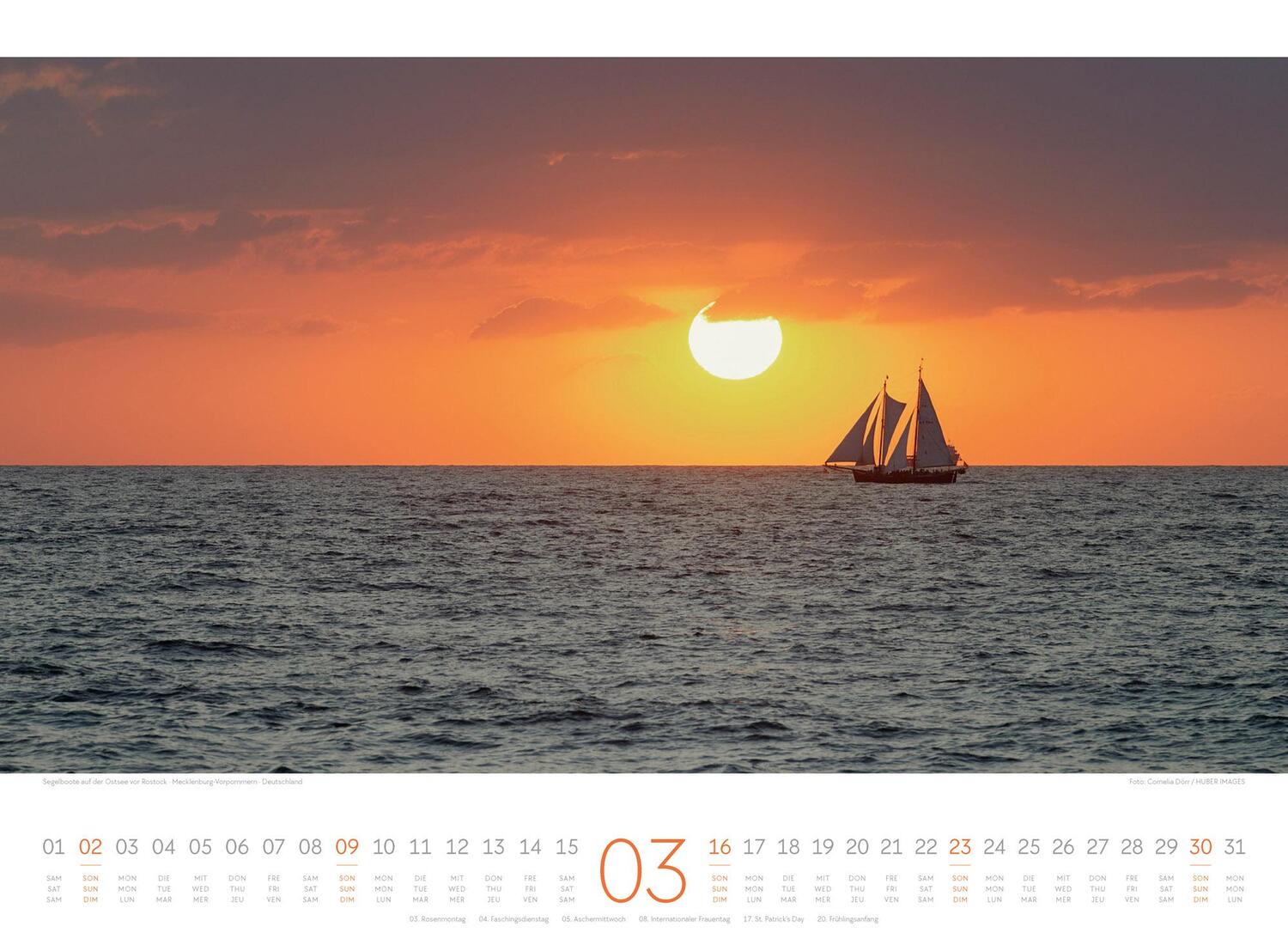 Bild: 9783838425771 | Tage am Meer Kalender 2025 | Ackermann Kunstverlag | Kalender | 14 S.