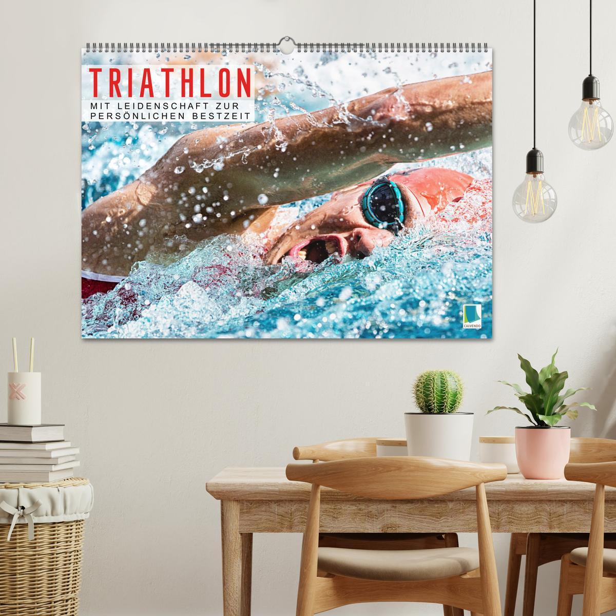 Bild: 9783383904998 | Triathlon: Mit Leidenschaft zur persönlichen Bestzeit (Wandkalender...