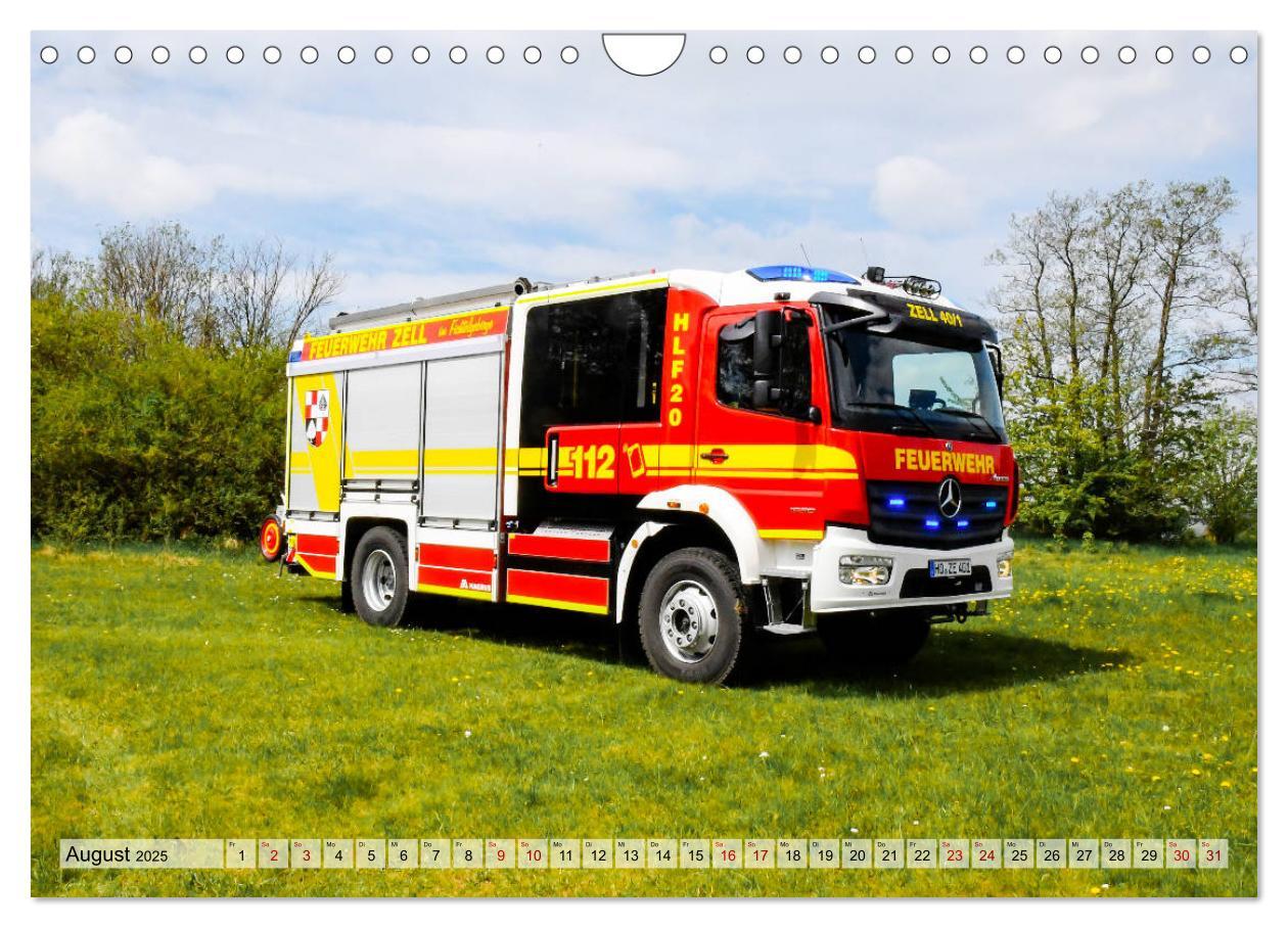 Bild: 9783435165667 | Feuerwehrfahrzeuge (Wandkalender 2025 DIN A4 quer), CALVENDO...