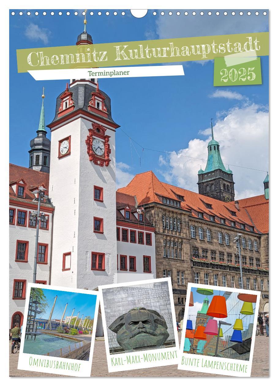 Cover: 9783435744879 | Chemnitz Kulturhauptstadt Terminplaner (Wandkalender 2025 DIN A3...