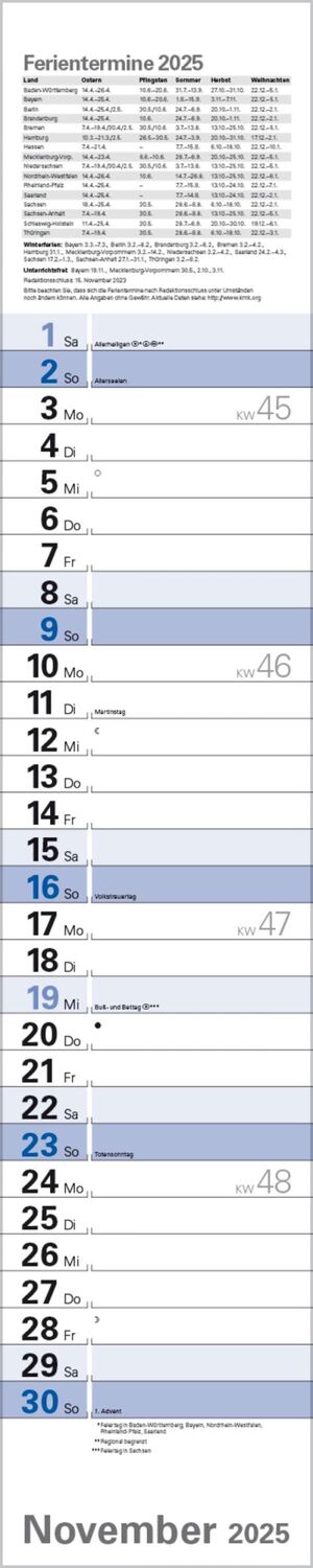 Bild: 9783731880608 | Planer Blau 2025 | Verlag Korsch | Kalender | Spiralbindung | 13 S.