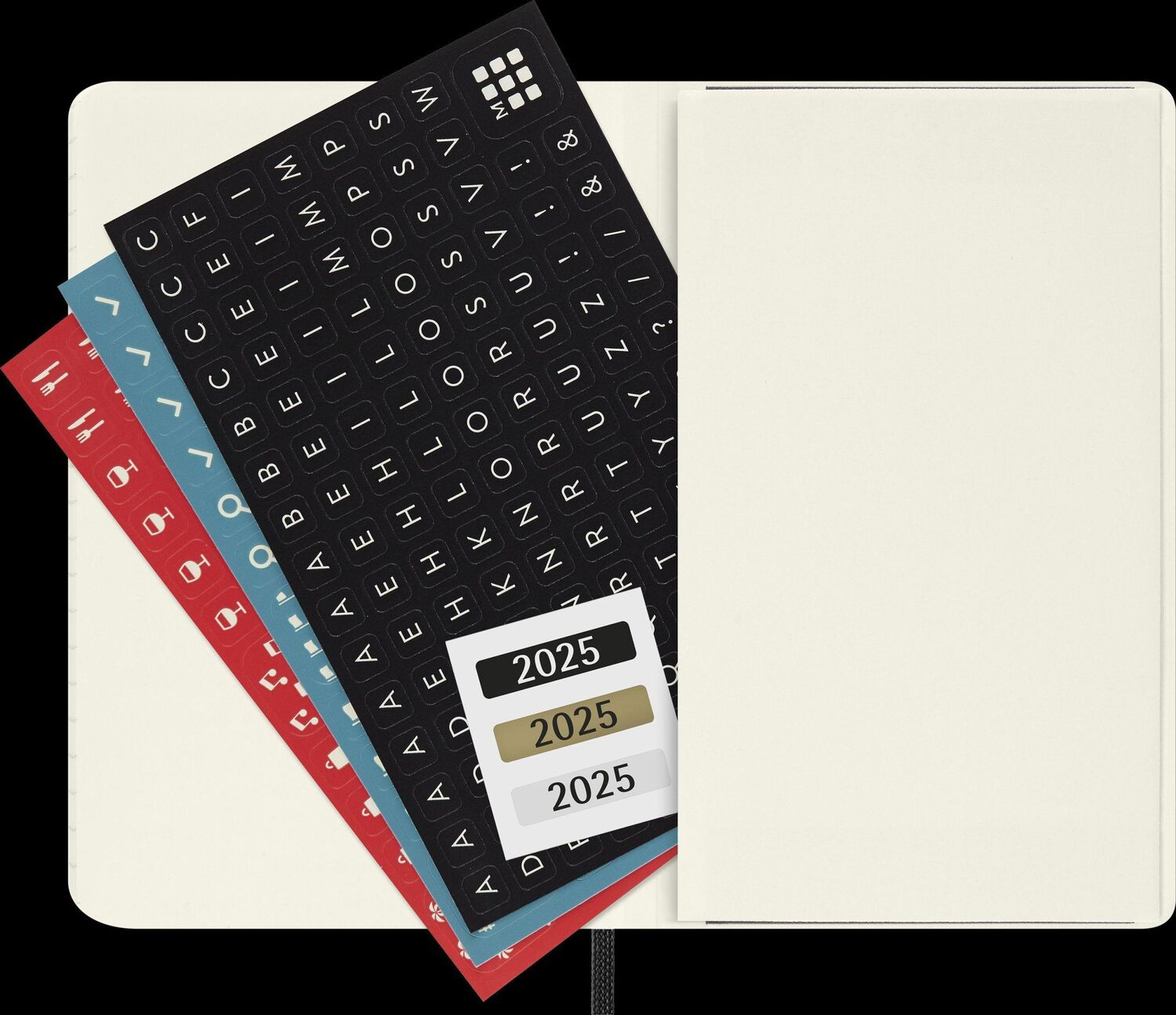 Bild: 8056999270506 | Moleskine 12 Monate Monatsnotizkalender 2025, P/A6, Weicher...