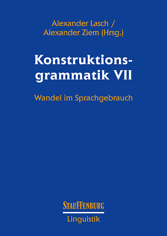 Cover: 9783958095359 | Konstruktionsgrammatik VII | Wandel im Sprachgebrauch | Buch | 248 S.