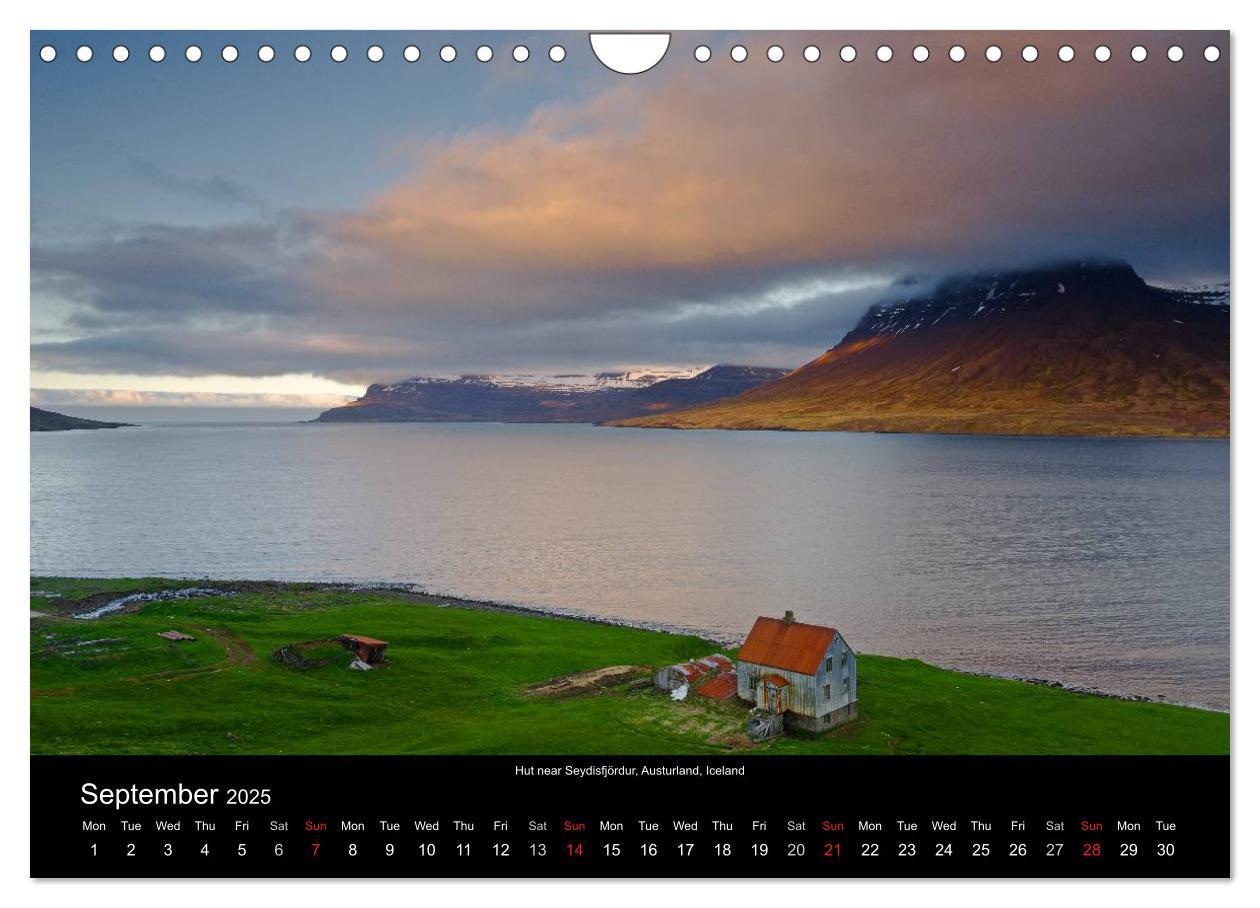 Bild: 9781325965144 | Iceland 2025 (Wall Calendar 2025 DIN A4 landscape), CALVENDO 12...