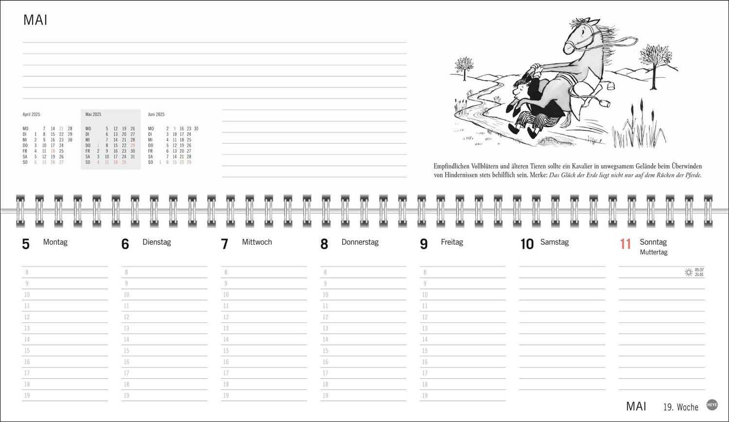 Bild: 9783756406517 | Loriot Büroplaner 2025 | Loriot | Kalender | Loriot Kalender Heye