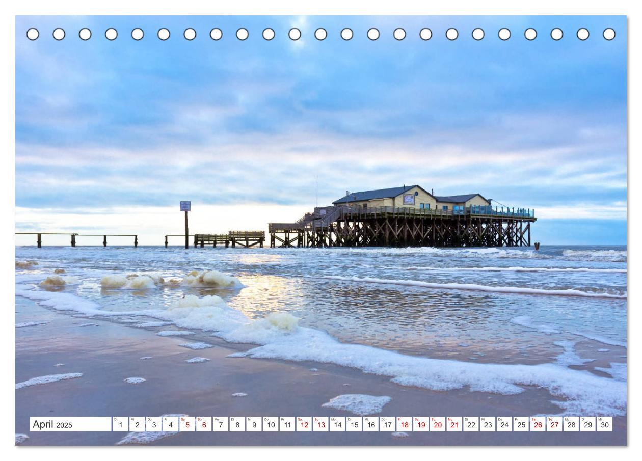 Bild: 9783435448968 | ST. PETER ORDING Strand und Meer (Tischkalender 2025 DIN A5 quer),...