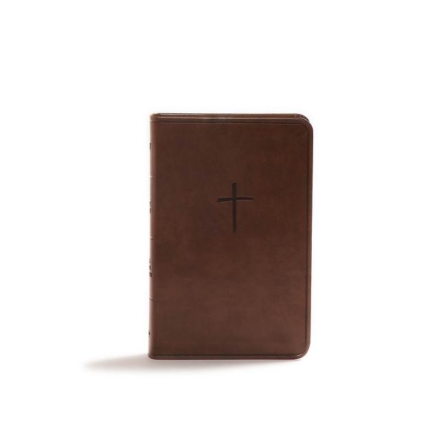 Cover: 9781535905718 | CSB Compact Bible, Value Edition, Brown Leathertouch | Holman | Buch