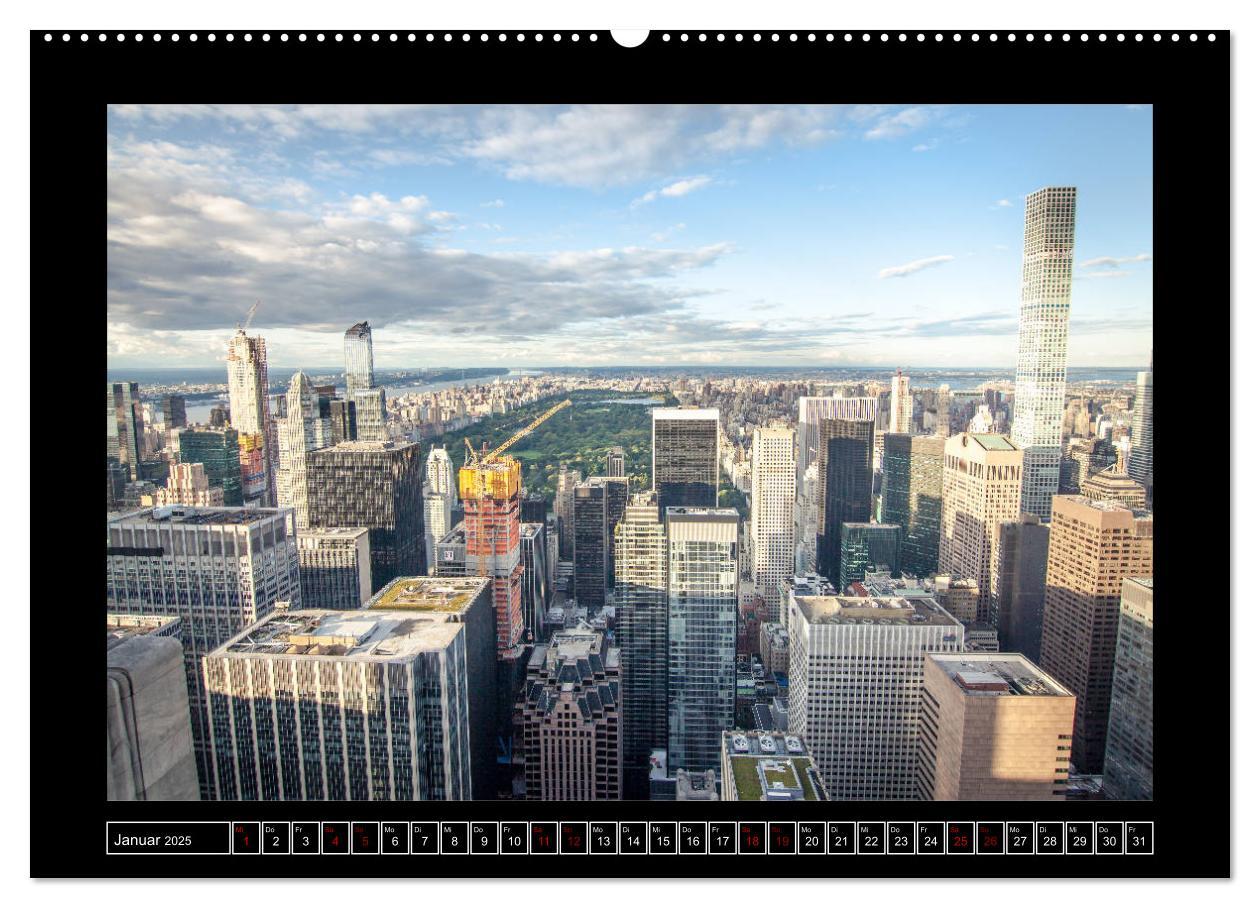 Bild: 9783435283385 | New York (Wandkalender 2025 DIN A2 quer), CALVENDO Monatskalender