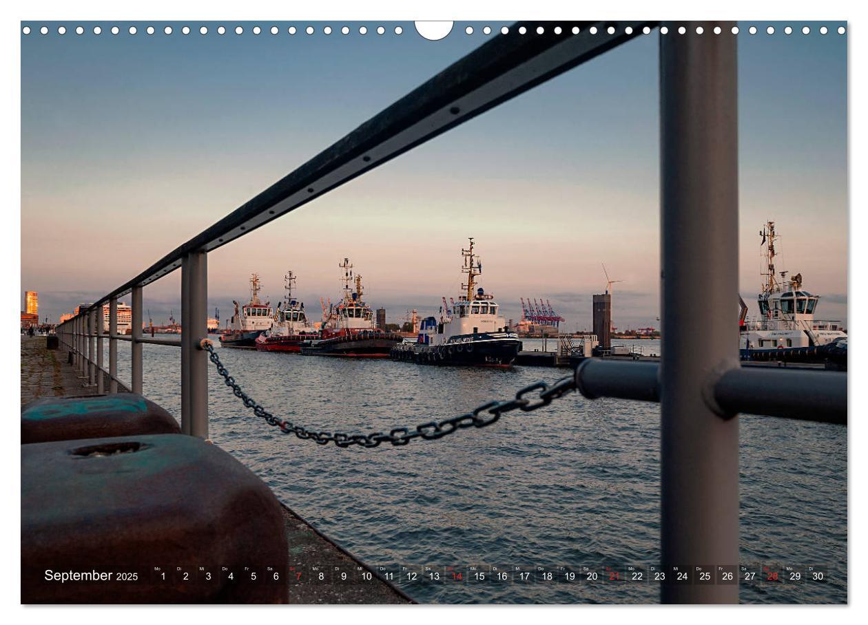 Bild: 9783435293544 | Hamburg Hafen (Wandkalender 2025 DIN A3 quer), CALVENDO Monatskalender