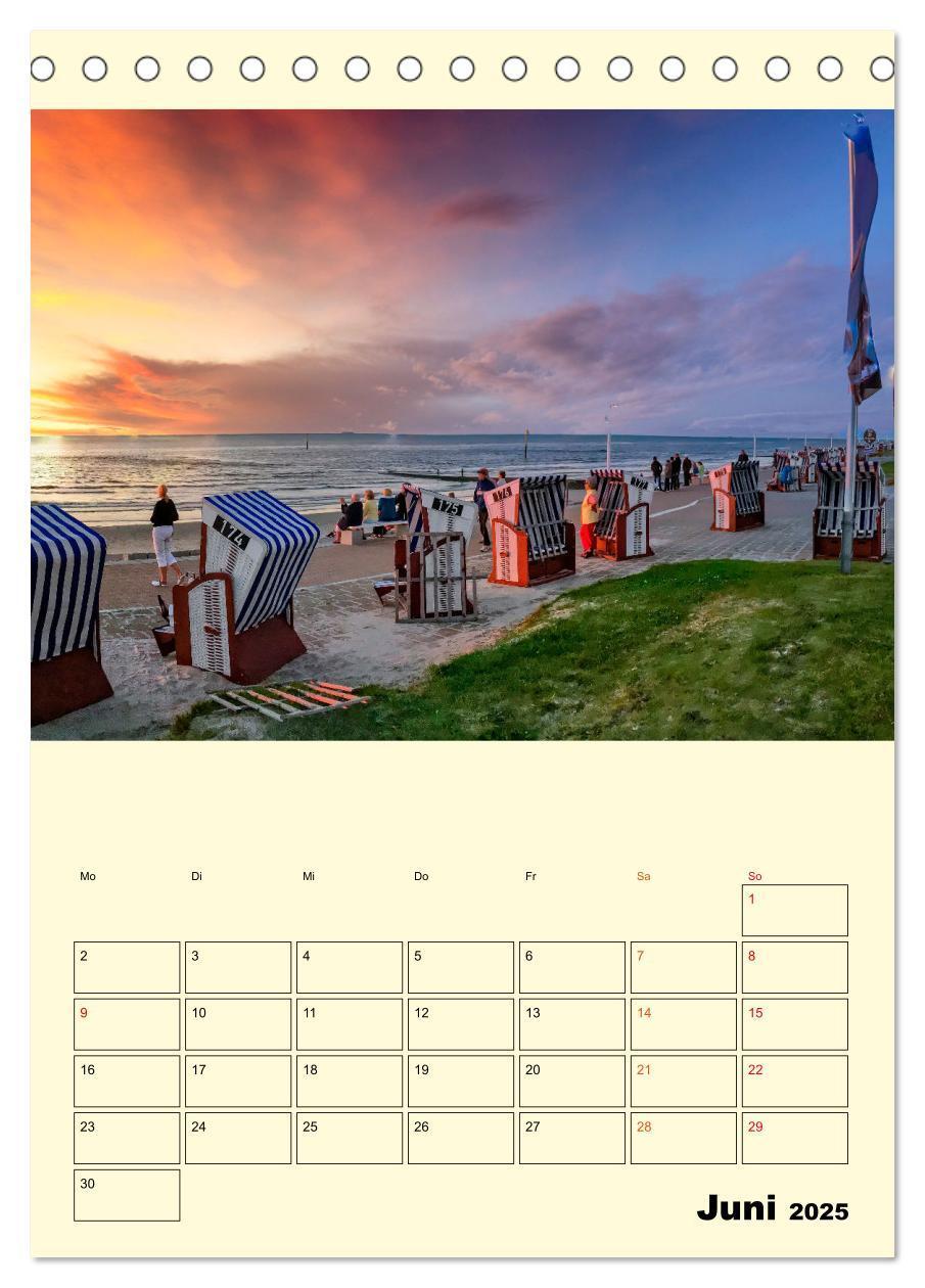 Bild: 9783435903597 | Meine geliebte Nordsee (Tischkalender 2025 DIN A5 hoch), CALVENDO...