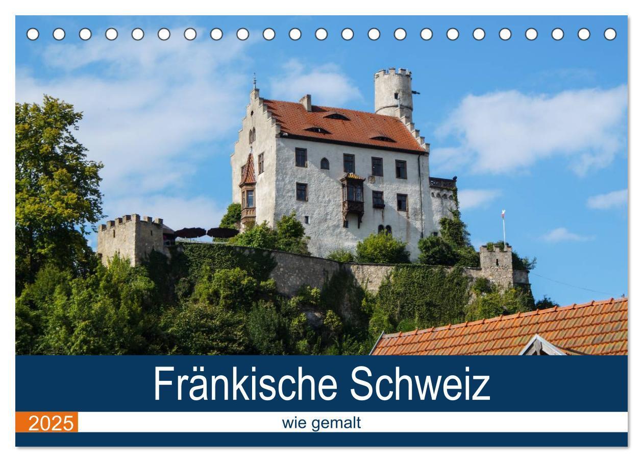 Cover: 9783435608294 | Fränkische Schweiz wie gemalt (Tischkalender 2025 DIN A5 quer),...