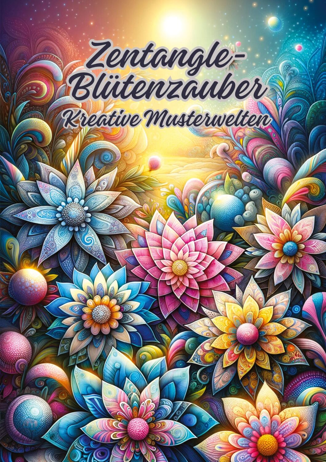 Cover: 9783384099396 | Zentangle-Blütenzauber | Kreative Musterwelten | Diana Kluge | Buch