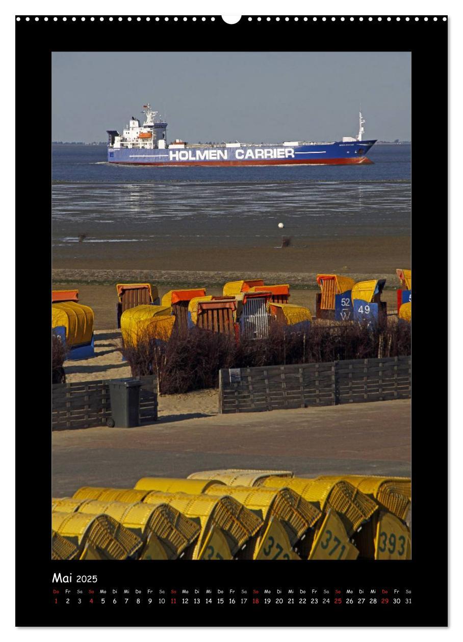 Bild: 9783457073377 | Cuxhaven (hochwertiger Premium Wandkalender 2025 DIN A2 hoch),...