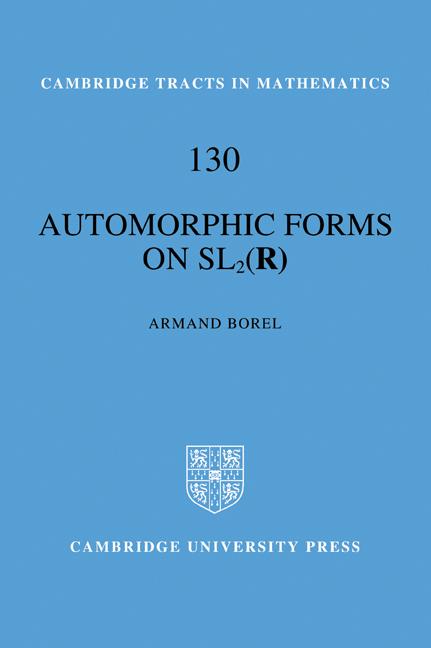 Cover: 9780521072120 | Automorphic Forms on Sl2 (R) | Armand Borel | Taschenbuch | Englisch