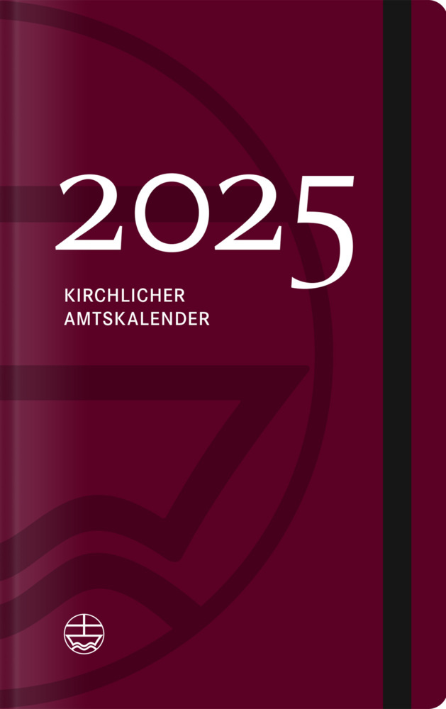 Cover: 9783374076000 | Kirchlicher Amtskalender 2025 - rot | Jörg Neijenhuis | Taschenbuch