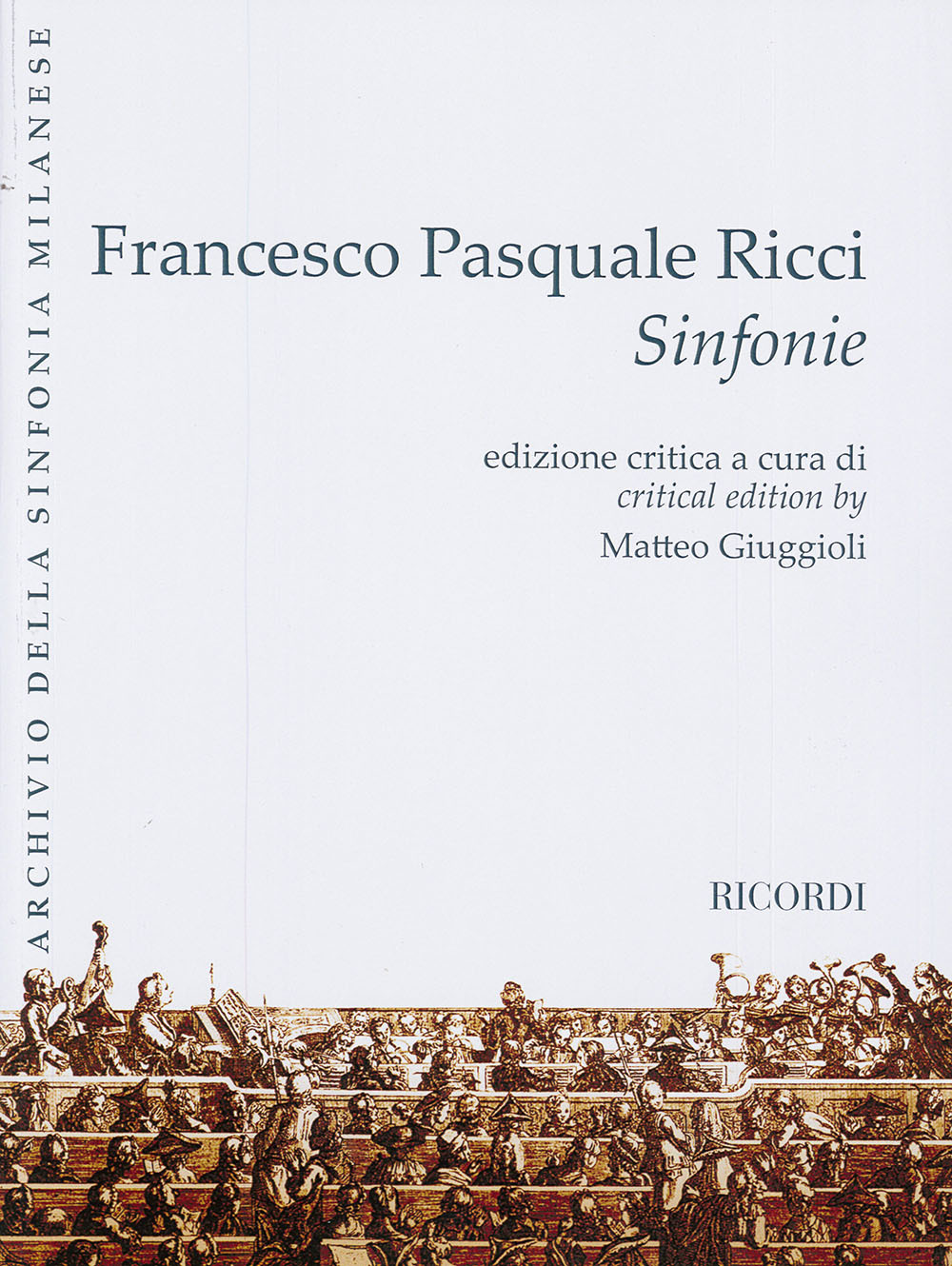 Cover: 9790041404851 | Sinfonie | Ed. critica a cura di Matteo Giuggioli | Ricci | Buch