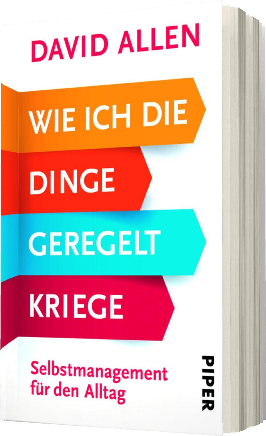 Bild: 9783492307208 | Wie ich die Dinge geregelt kriege | Selbstmanagement für den Alltag.