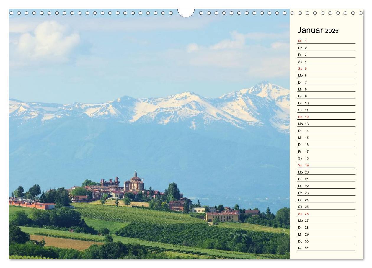 Bild: 9783435516216 | Die Langhe - Im Herzen des Piemonts (Wandkalender 2025 DIN A3...