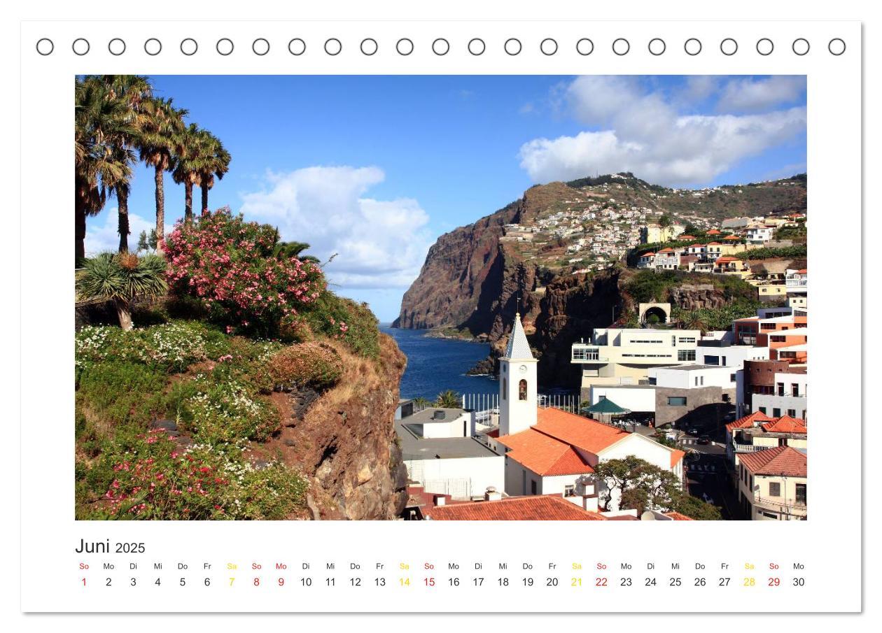 Bild: 9783435703913 | Madeira (Tischkalender 2025 DIN A5 quer), CALVENDO Monatskalender