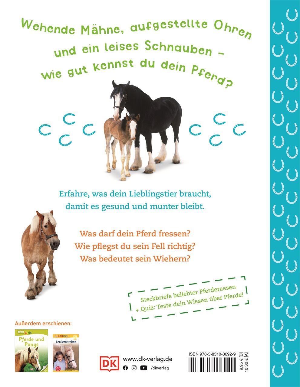 Rückseite: 9783831036929 | Pferde und Ponys | Alles über deine Lieblingstiere | Buch | 64 S.