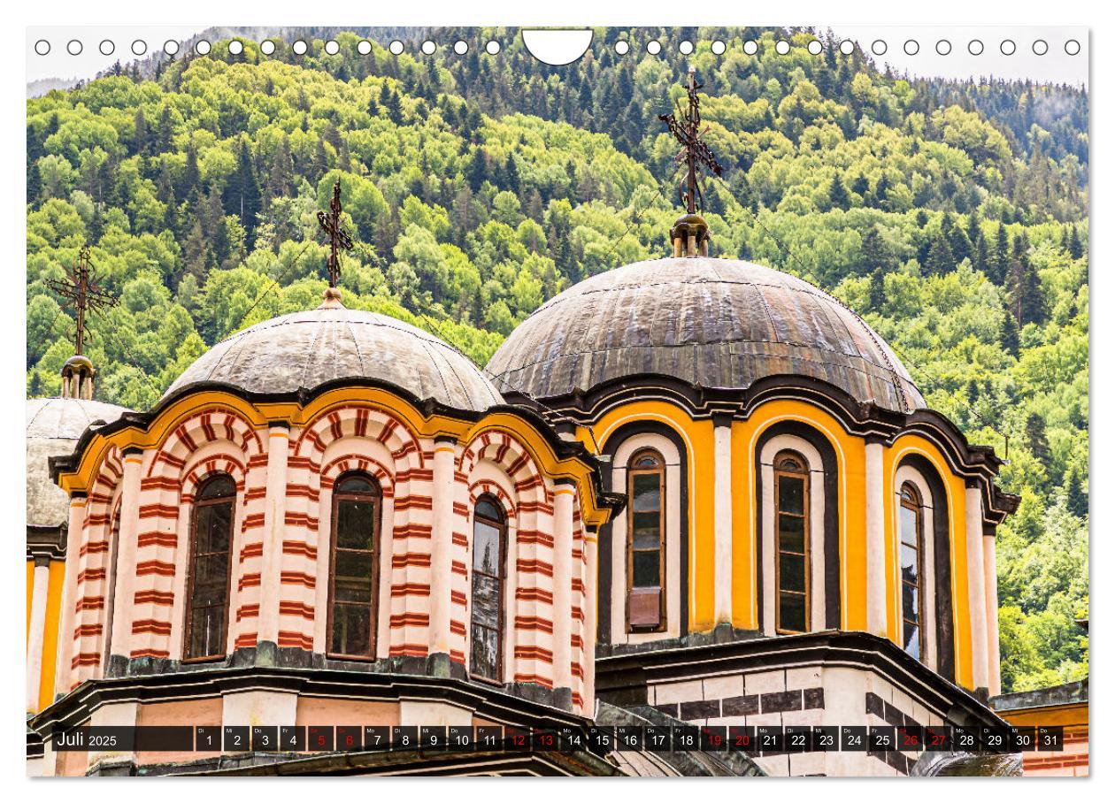 Bild: 9783435040025 | Rila Kloster ¿ Weltkulturerbe in Bulgarien (Wandkalender 2025 DIN...