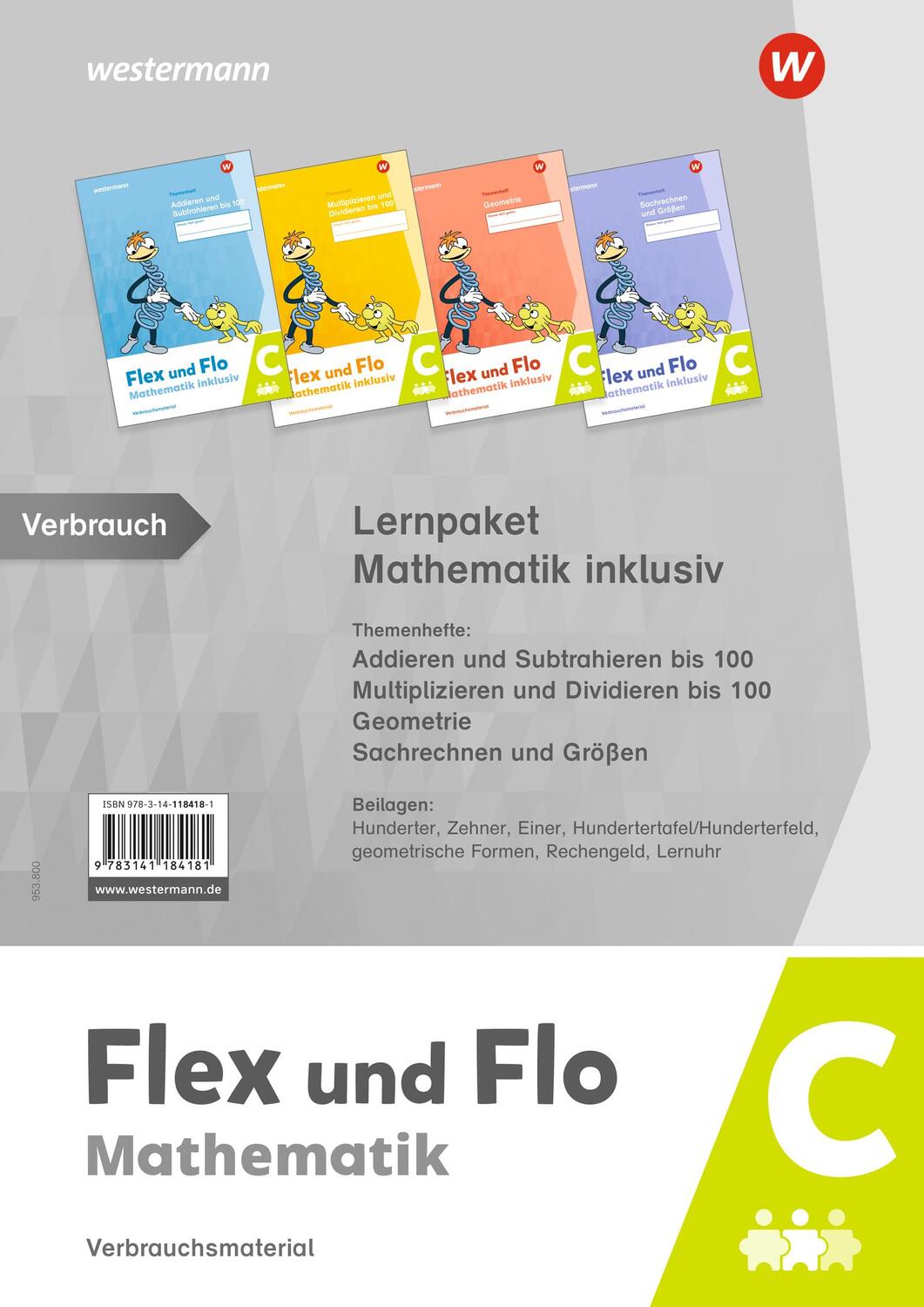 Cover: 9783141184181 | Flex und Flo - Mathematik inklusiv. Paket C | Ausgabe 2021 | Buch