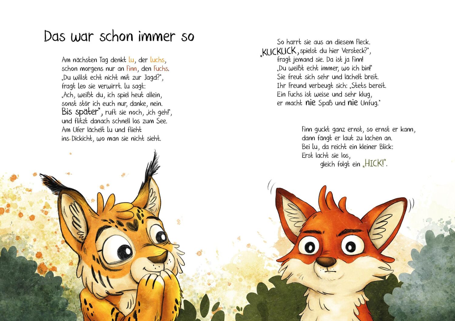 Bild: 9783734828706 | Fuchs und Luchs - Freundschaft mit Schluckauf | Susanne Weber | Buch