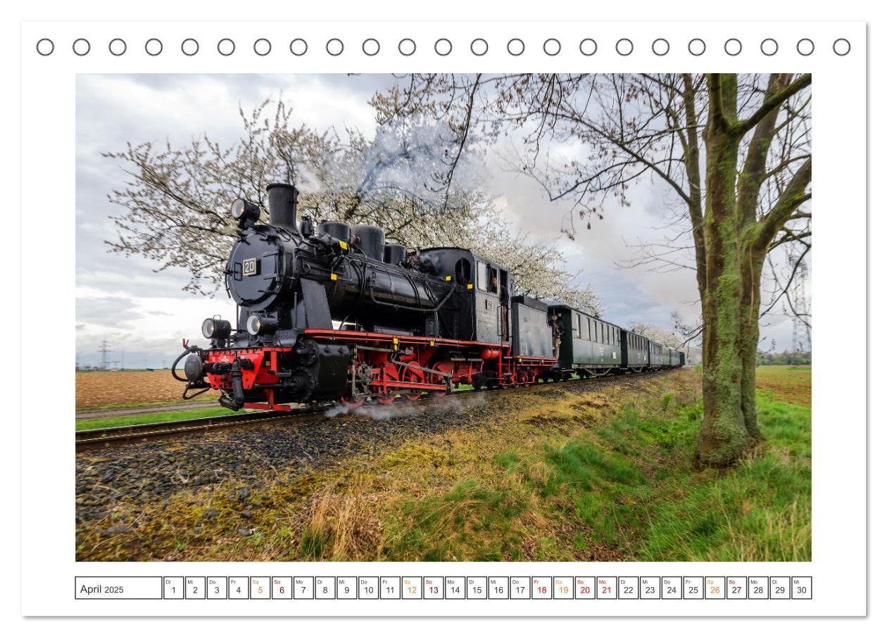 Bild: 9783383859151 | Museumsbahnen auf Tour (Tischkalender 2025 DIN A5 quer), CALVENDO...