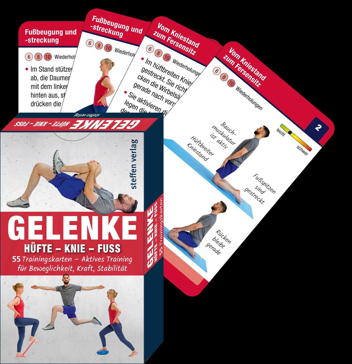 Cover: 9783957991270 | Trainingskarten Gelenke: Hüfte - Knie - Fuß | Ronald Thomschke | Buch