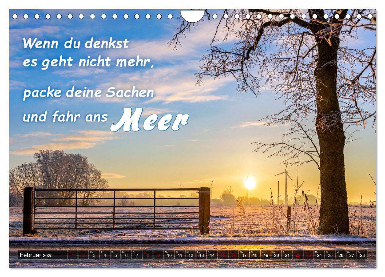 Bild: 9783435053711 | Sehnsucht zum Meer (Wandkalender 2025 DIN A4 quer), CALVENDO...