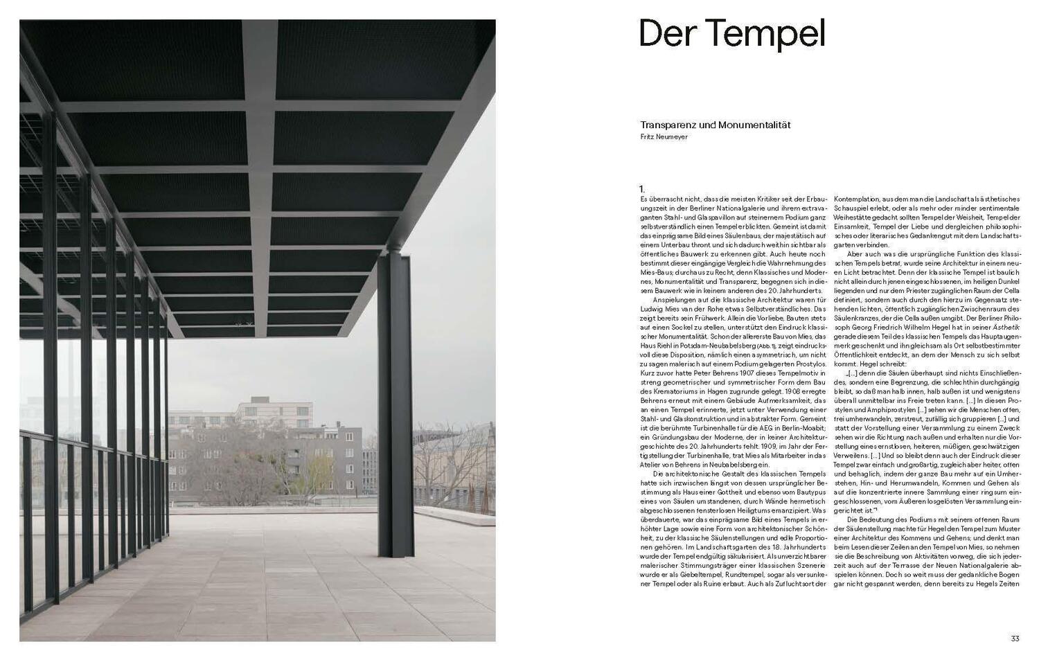 Bild: 9783422986510 | Neue Nationalgalerie | Das Museum von Mies van der Rohe | Buch | 2021