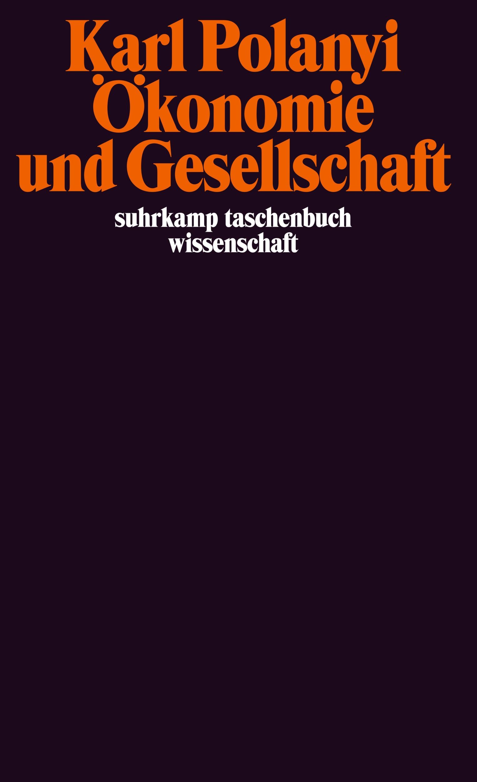 Cover: 9783518278956 | Ökonomie und Gesellschaft | Mit einer Einleitung von S.C. Humphreys