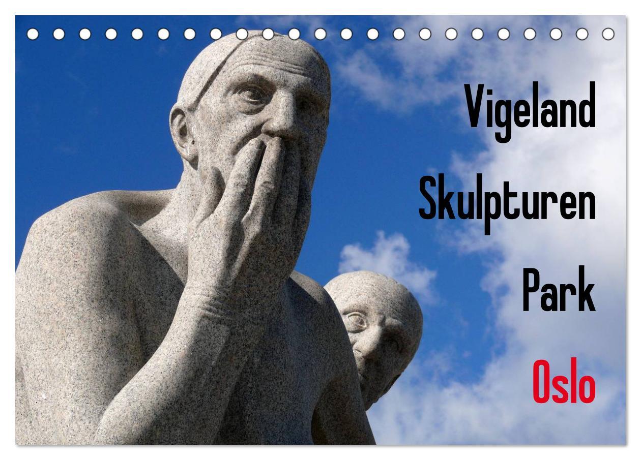 Cover: 9783435684861 | Vigeland Skulpturen Park Oslo (Tischkalender 2025 DIN A5 quer),...