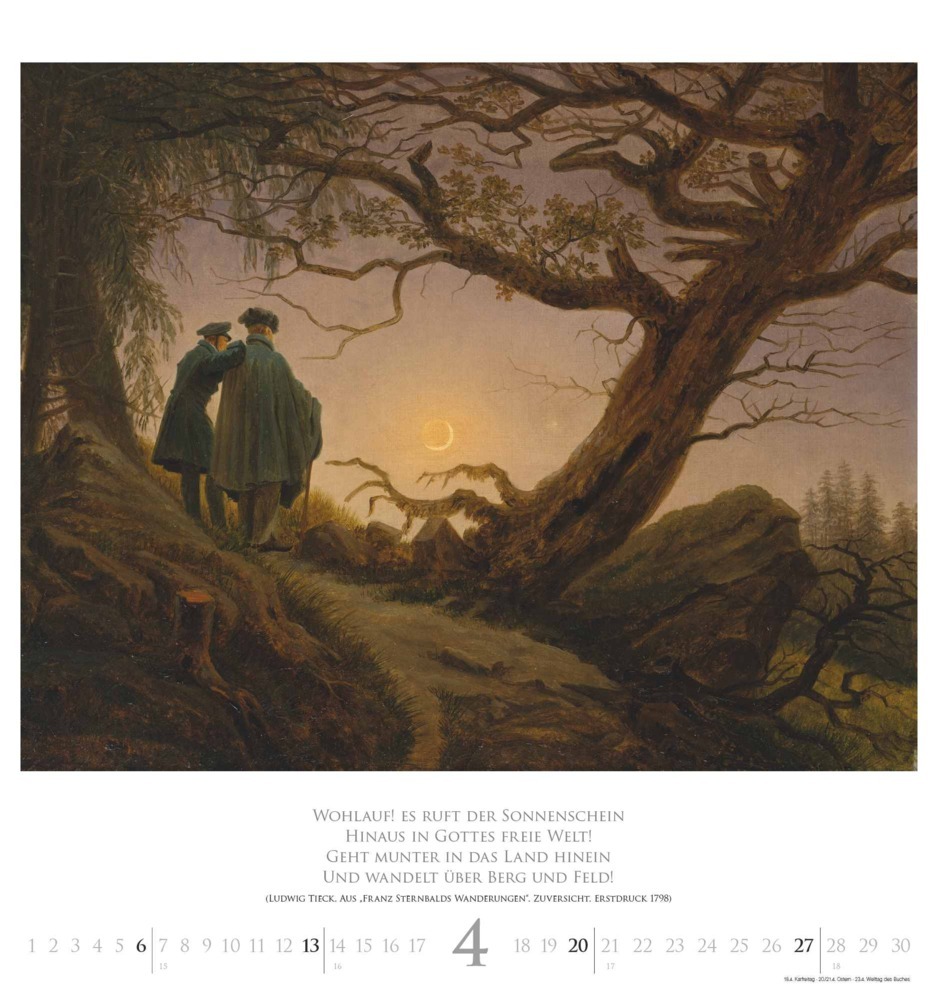 Bild: 4250809653211 | Caspar David Friedrich 2025 - Kunst-Kalender - Wand-Kalender - 45x48