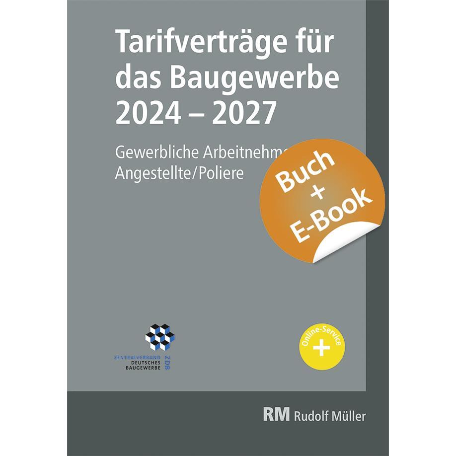 Cover: 9783481047856 | Tarifverträge für das Baugewerbe 2024-2027- mit E-Book | Jöris | Buch